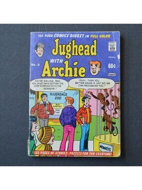 Jughead and Archie 160 Page Comics Digest Full Color No. 8 Vintage 1975